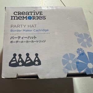 Creative Memories Party Hat Border Maker Cartridge BMC NIB